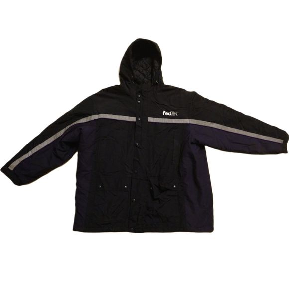 Vintage fed ex jacket po#72981846 Design by Stan Herman 7/14/12 ffc#15526 - Picture 1 of 6